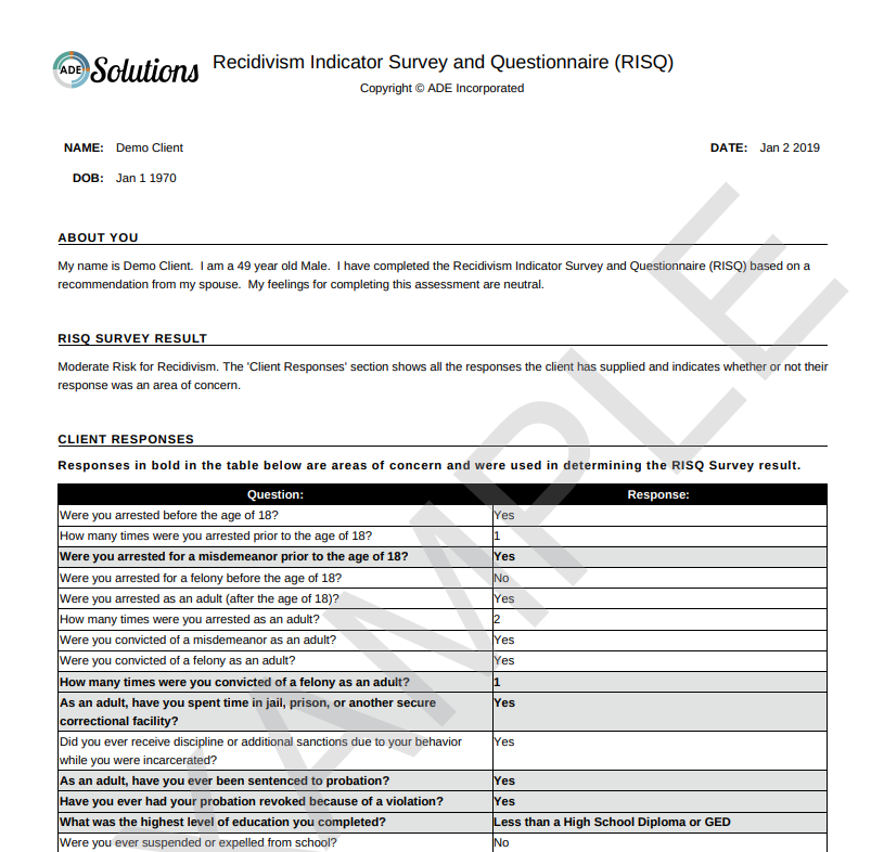 ORRA Sample